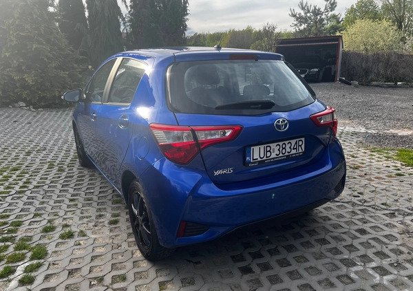 Toyota Yaris cena 46500 przebieg: 80000, rok produkcji 2017 z Lublin małe 781